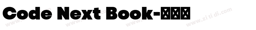Code Next Book字体转换